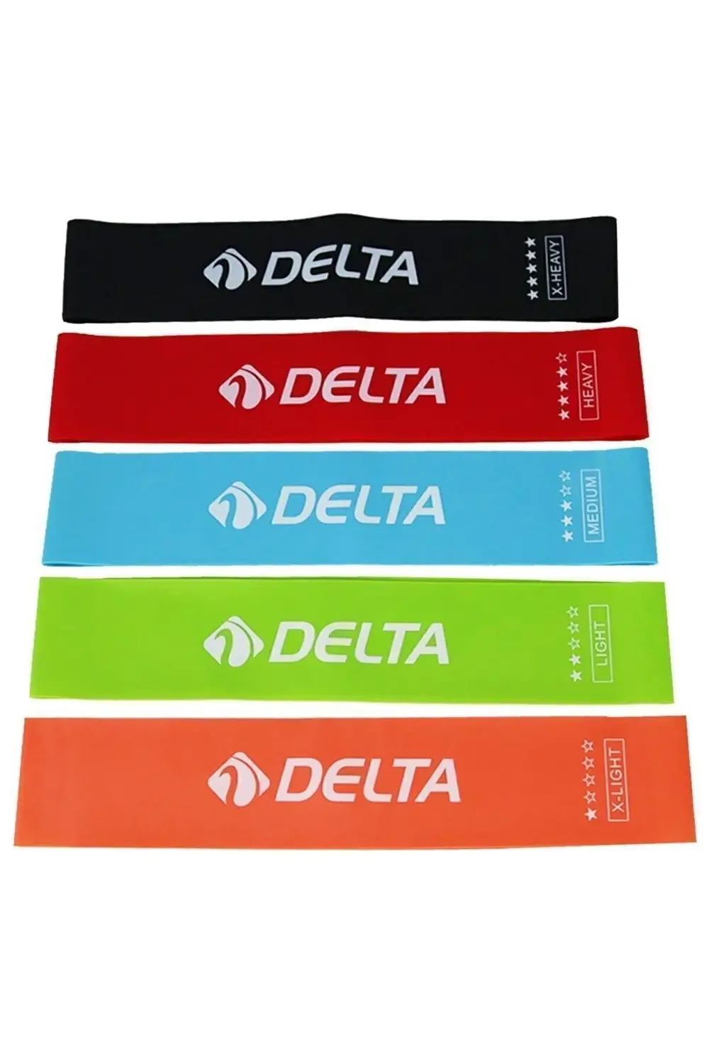 Latex 5 Farklı Direnç Aerobik Pilates Direnç Egzersiz Bandı Squat