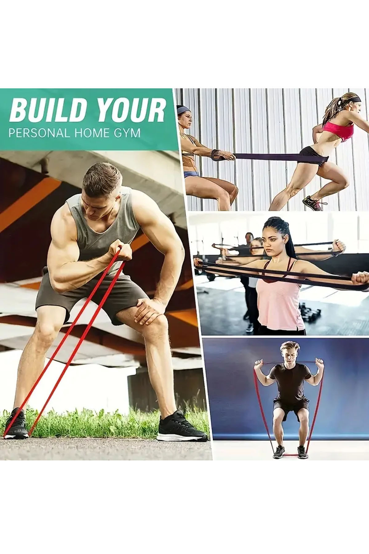 Jet Latex 56 Kg Güç Bandı Powerband Kas Geliştirici Güç Direnç Lastiğ