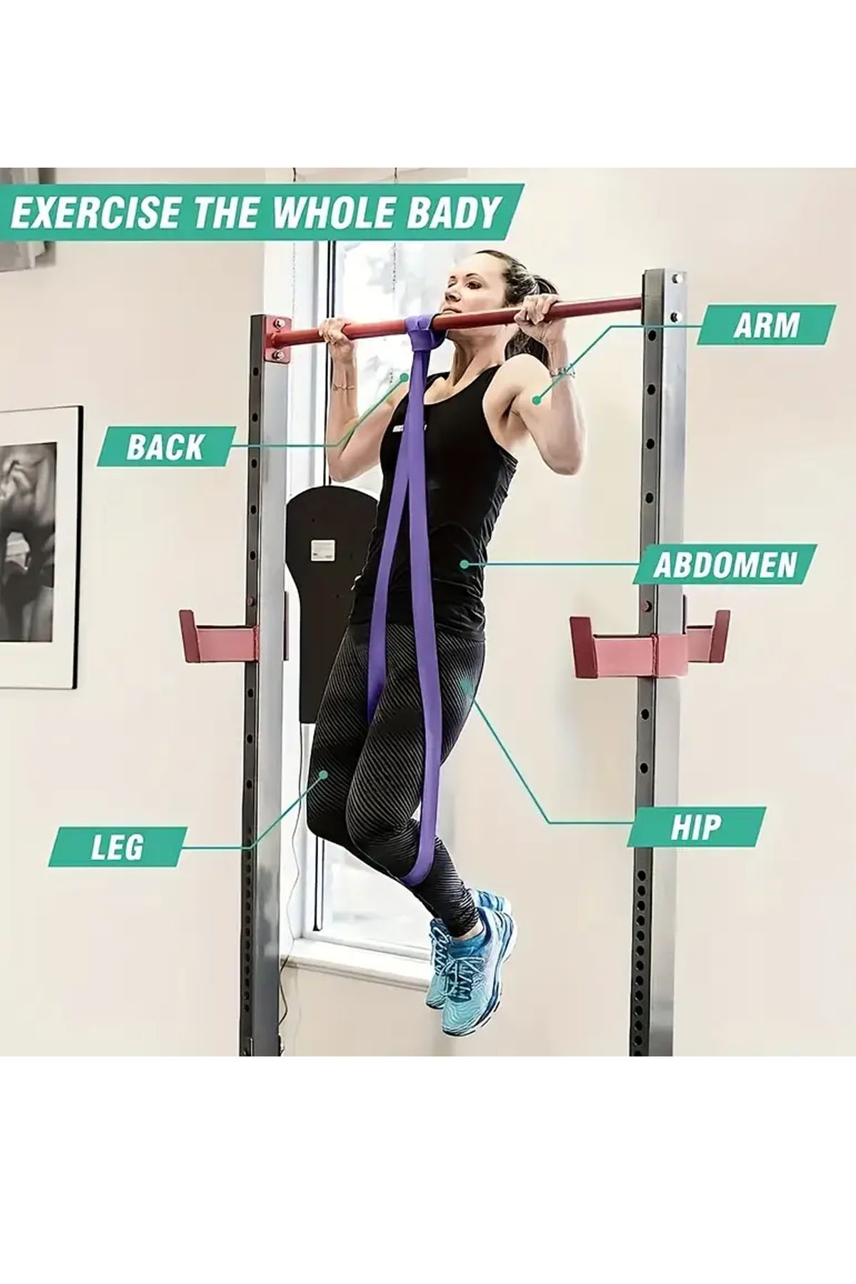 Jet Latex 56 Kg Güç Bandı Powerband Kas Geliştirici Güç Direnç Lastiğ