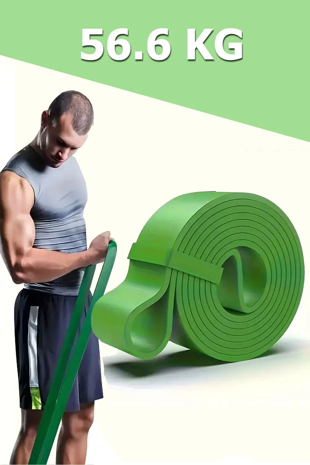 Latex 56 Kg Güç Bandı Powerband Kas Geliştirici Güç Direnç Lastiğ