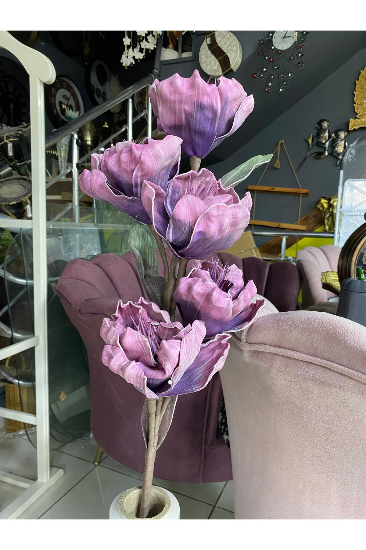 Latex Doku Yapay Çiçek Tek Dal 104 cm