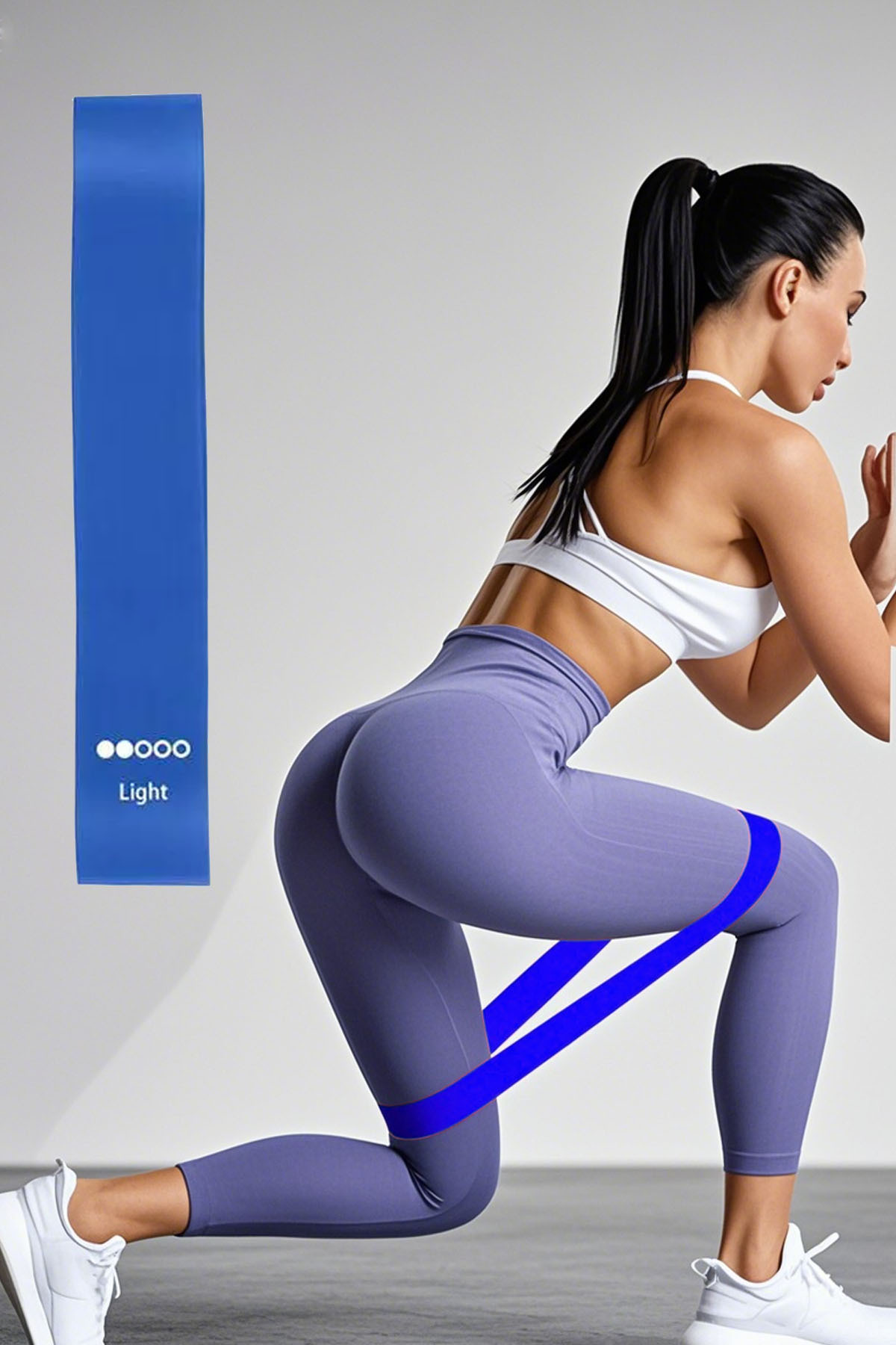 Jet Latex Light Aerobik Pilates Bandı Seti Hafif Direnç Seviyesinde S