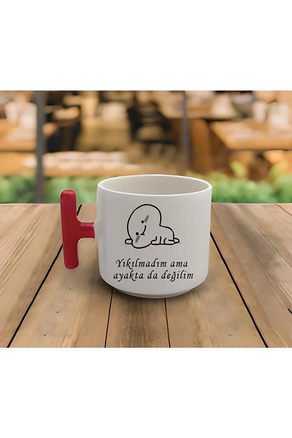 Latte & Espresso El Yapımı Yıkılmadım Ama Ayakta Da Değilim Kırmı