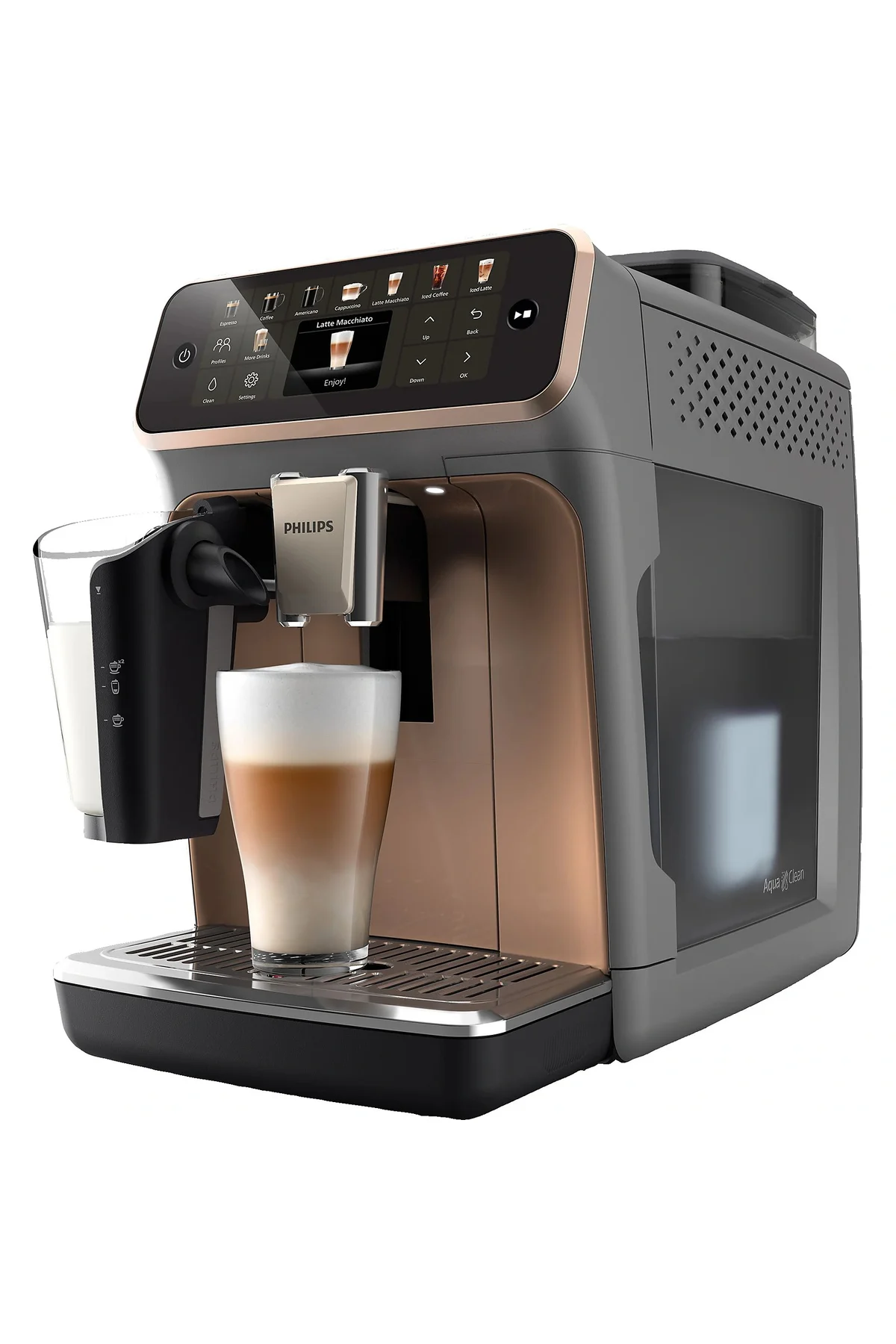 LatteGo Tam Otomatik Espresso Makinesi, 20 Sıcak ve Soğuk İçecek, Silent Brew, EP5544/80