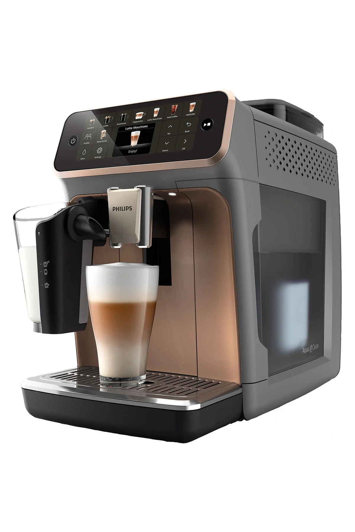 LatteGo Tam Otomatik Espresso Makinesi, 20 Sıcak ve Soğuk İçecek,