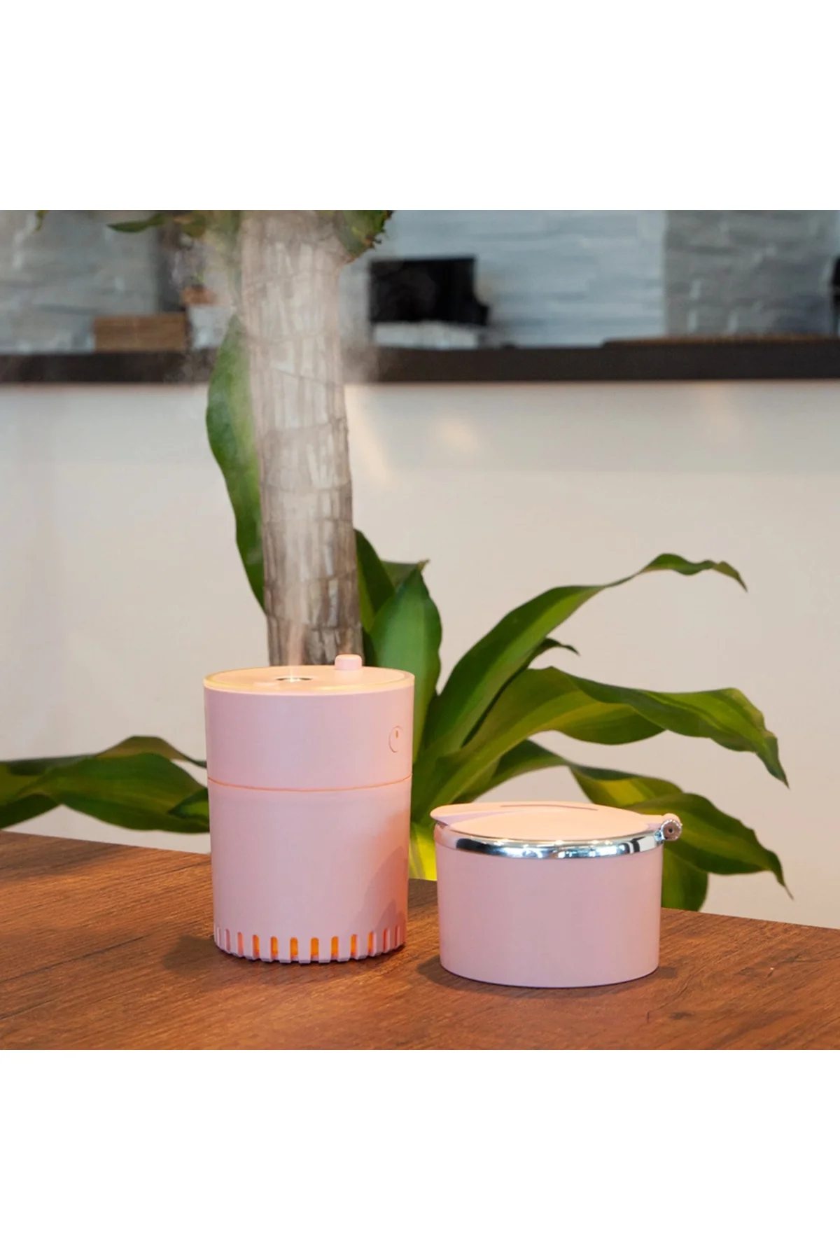 Lattice Ortam Nemlendirme ve Dezenfektan Buhar Makinesi (pembe) U