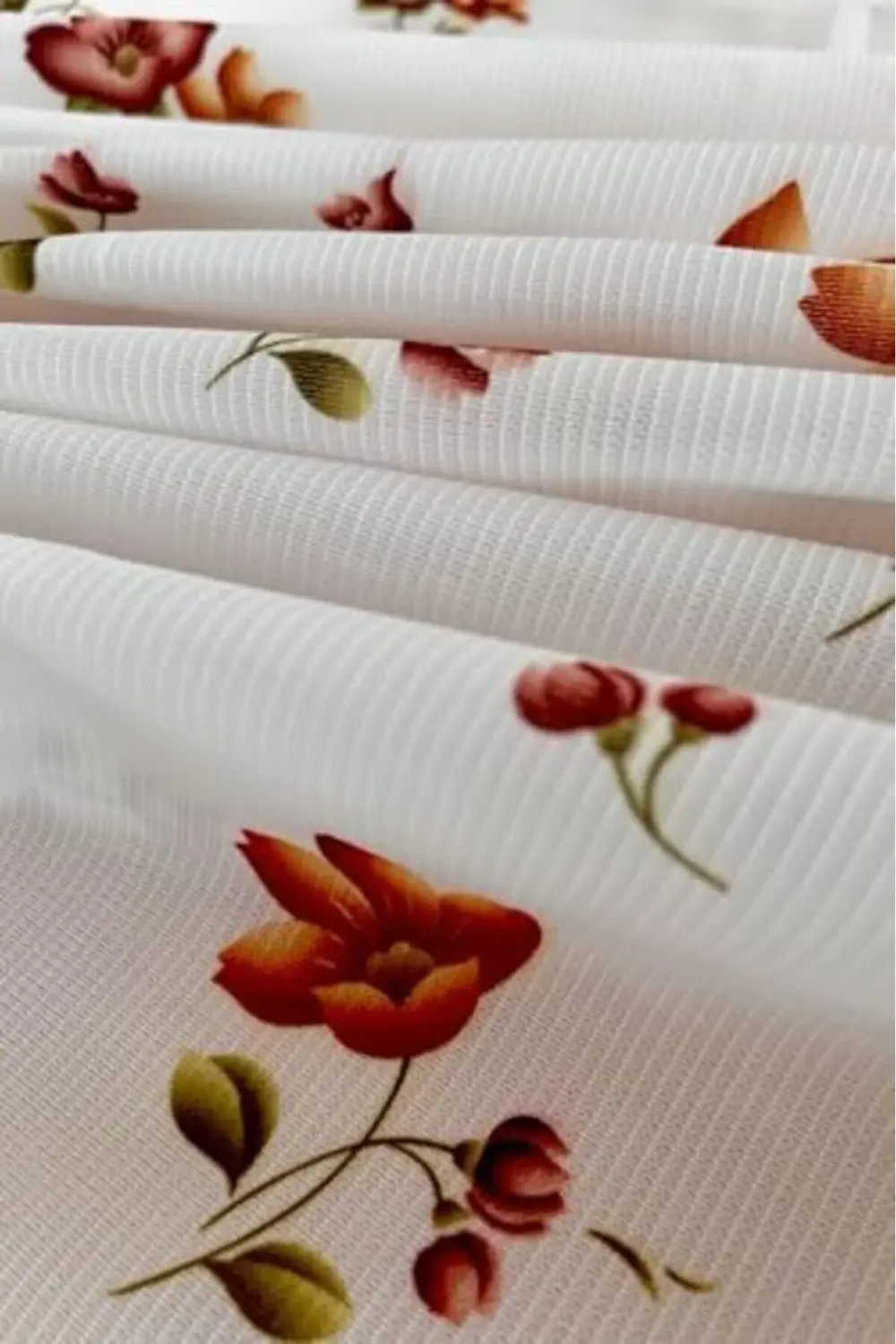 & LAUREL Baskılı Yıkanabilir Masa Örtüsü Mutfak Bahçe Piknik Masa