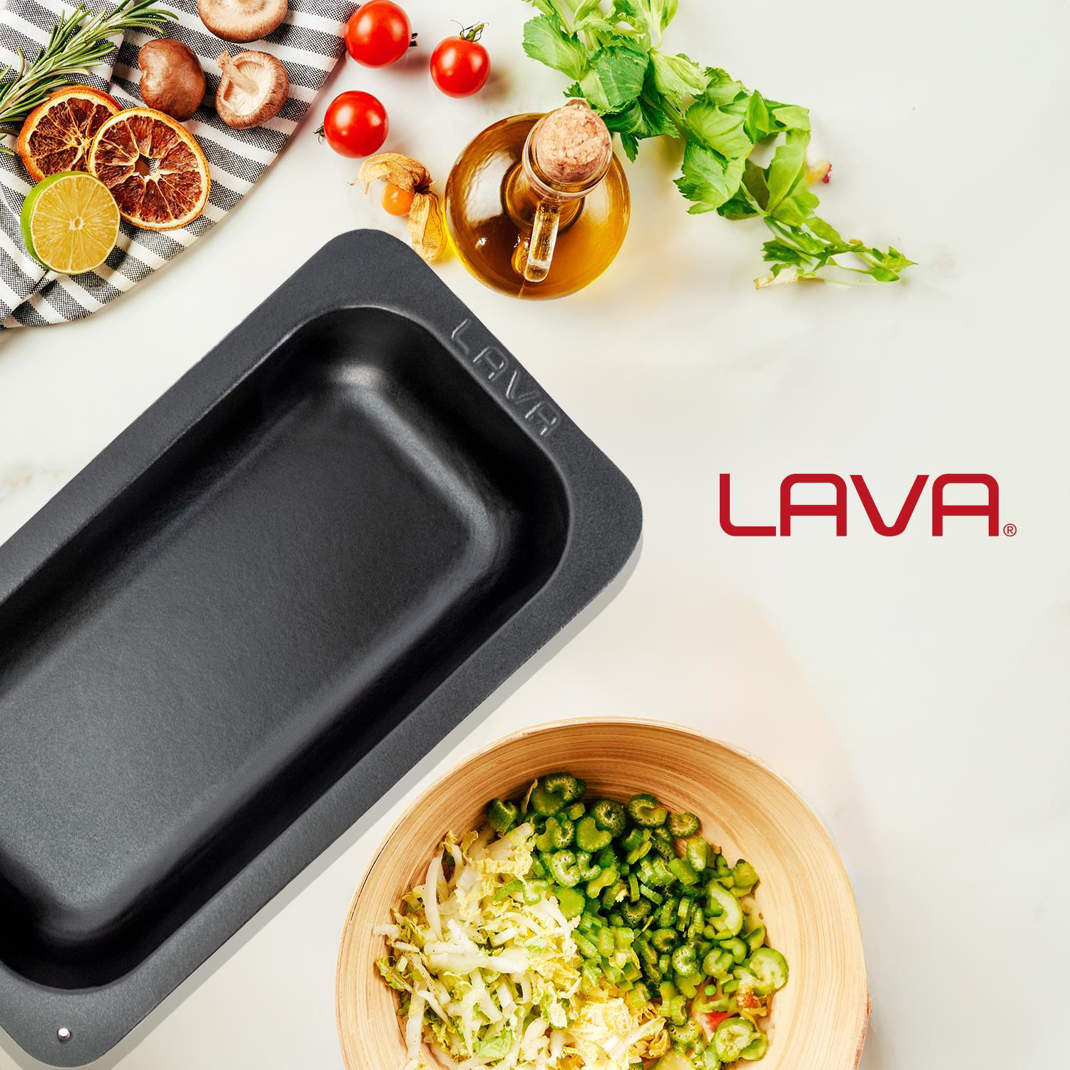 Lava 1/3 Gn Küvet Dikdörtgen Siyah 32 X 17 Cm