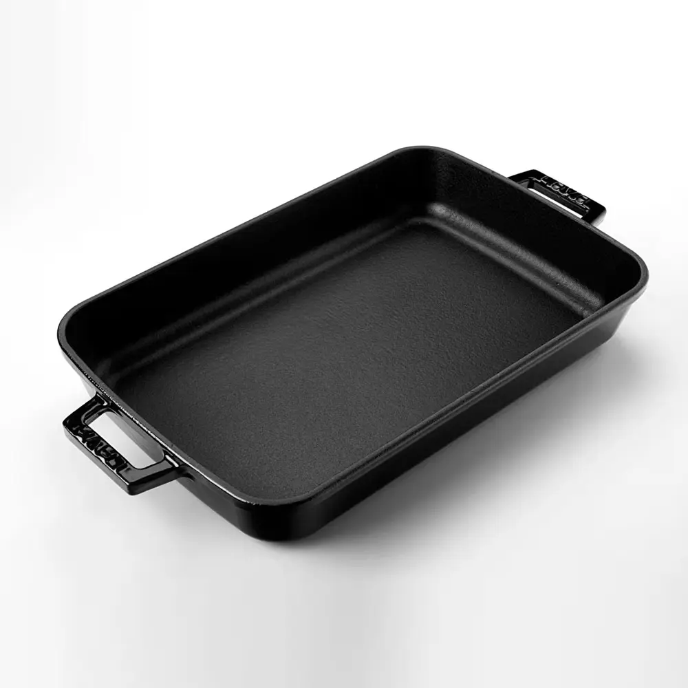 Lava Demir Döküm Dikdörtgen Tepsi 26x40 Cm Siyah LV P TP 2640 K0 