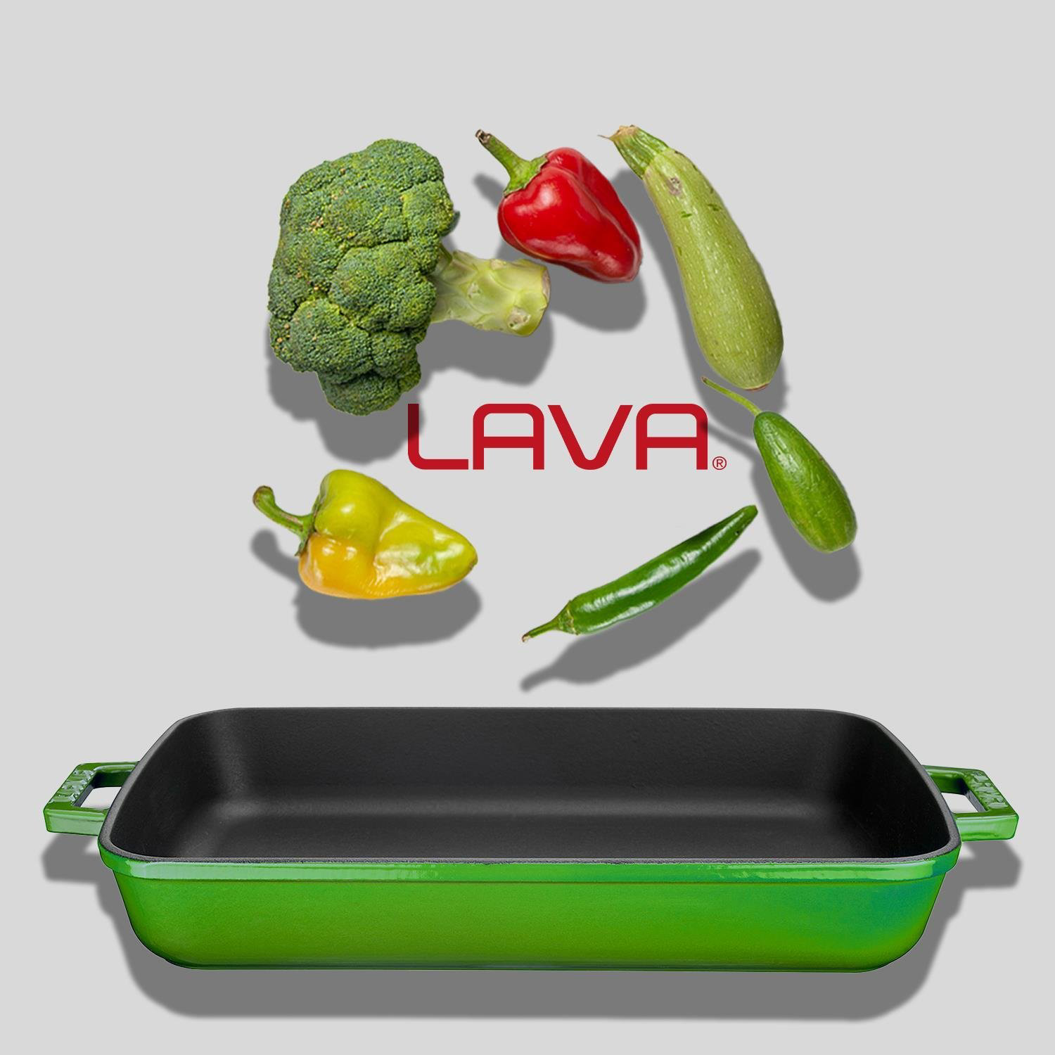 Lava Fırın Tepsisi Dikdörtgen Yeşil 26 X 40 Cm Lava Fırın Tepsisi Dikdörtgen Yeşil 26 X 40 Cm