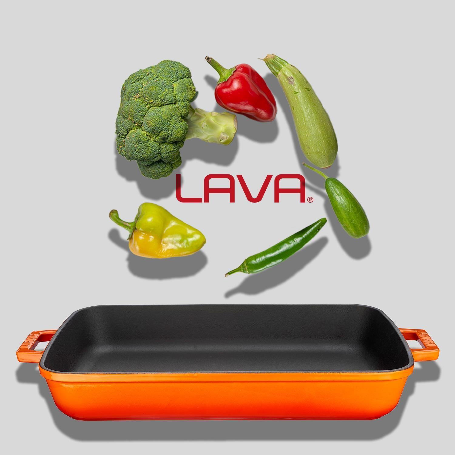 Lava Fırın Tepsisi Dikdörtgen Turuncu 26 X 40 Cm Lava Fırın Tepsisi Dikdörtgen Turuncu 26 X 40 Cm