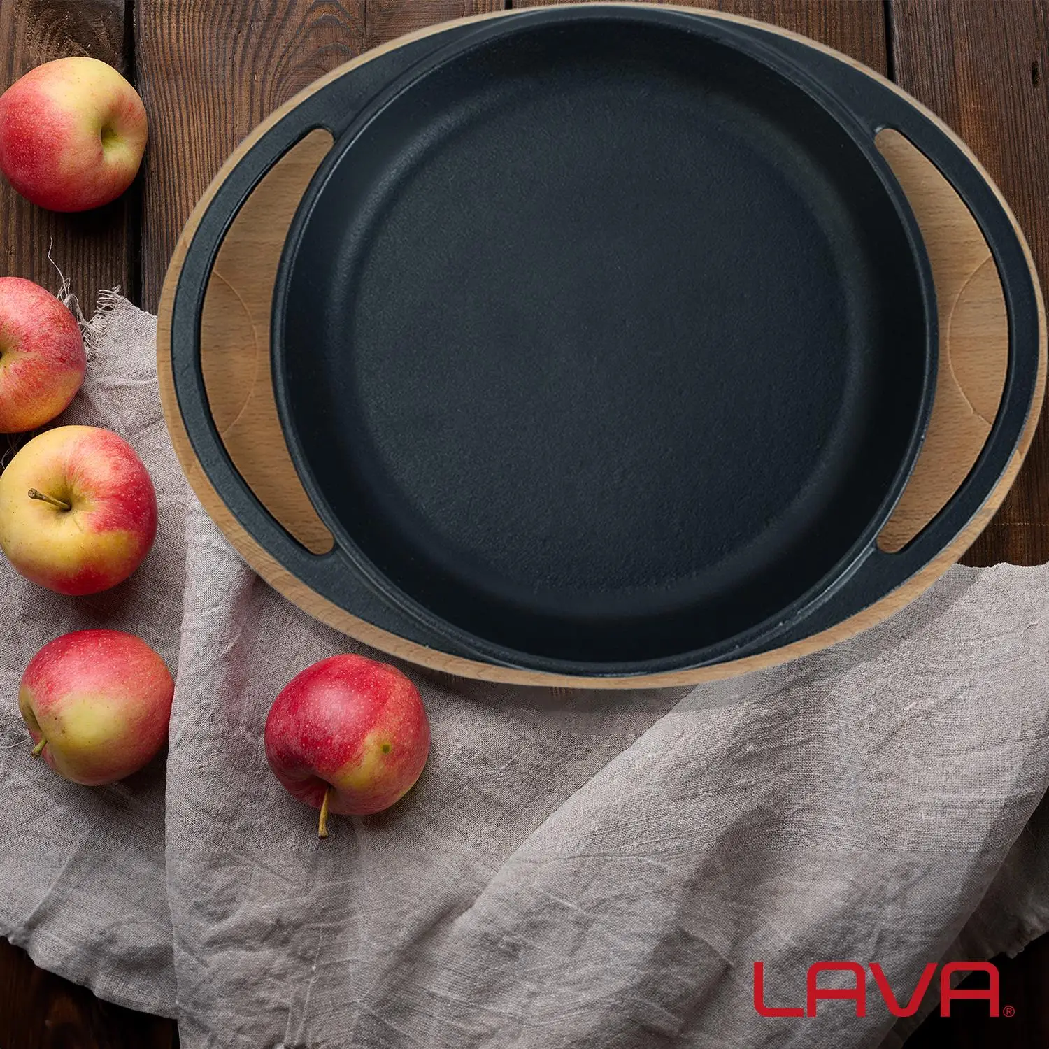 Lava Sahan Yuvarlak Siyah Mat Ahşap Stand 20 Cm Eco Lava Sahan Yuvarlak Siyah Mat Ahşap Stand 20 Cm Eco