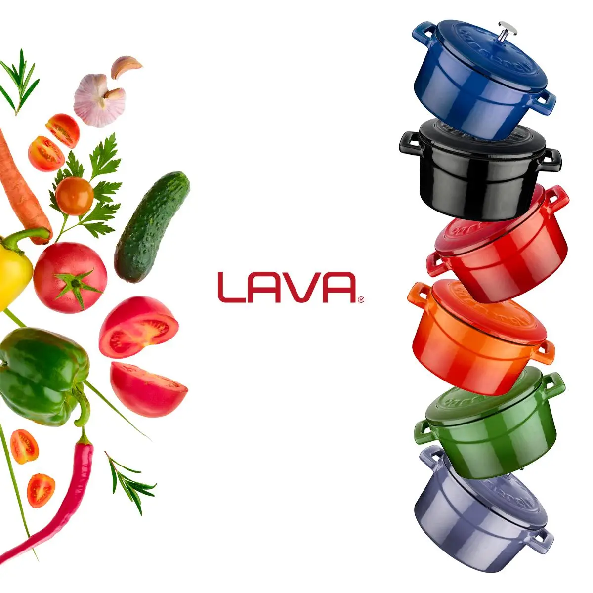 Lava Tencere Mini Oval Siyah Trendy Kapak 9 X 12 Cm