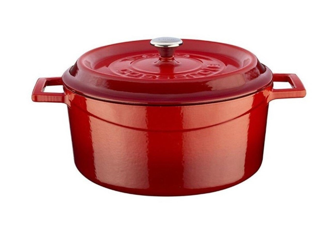 Lava  Trendy Demir Döküm Derin Tencere 28 Cm Kirmizi Lv Y Tc 28 K2