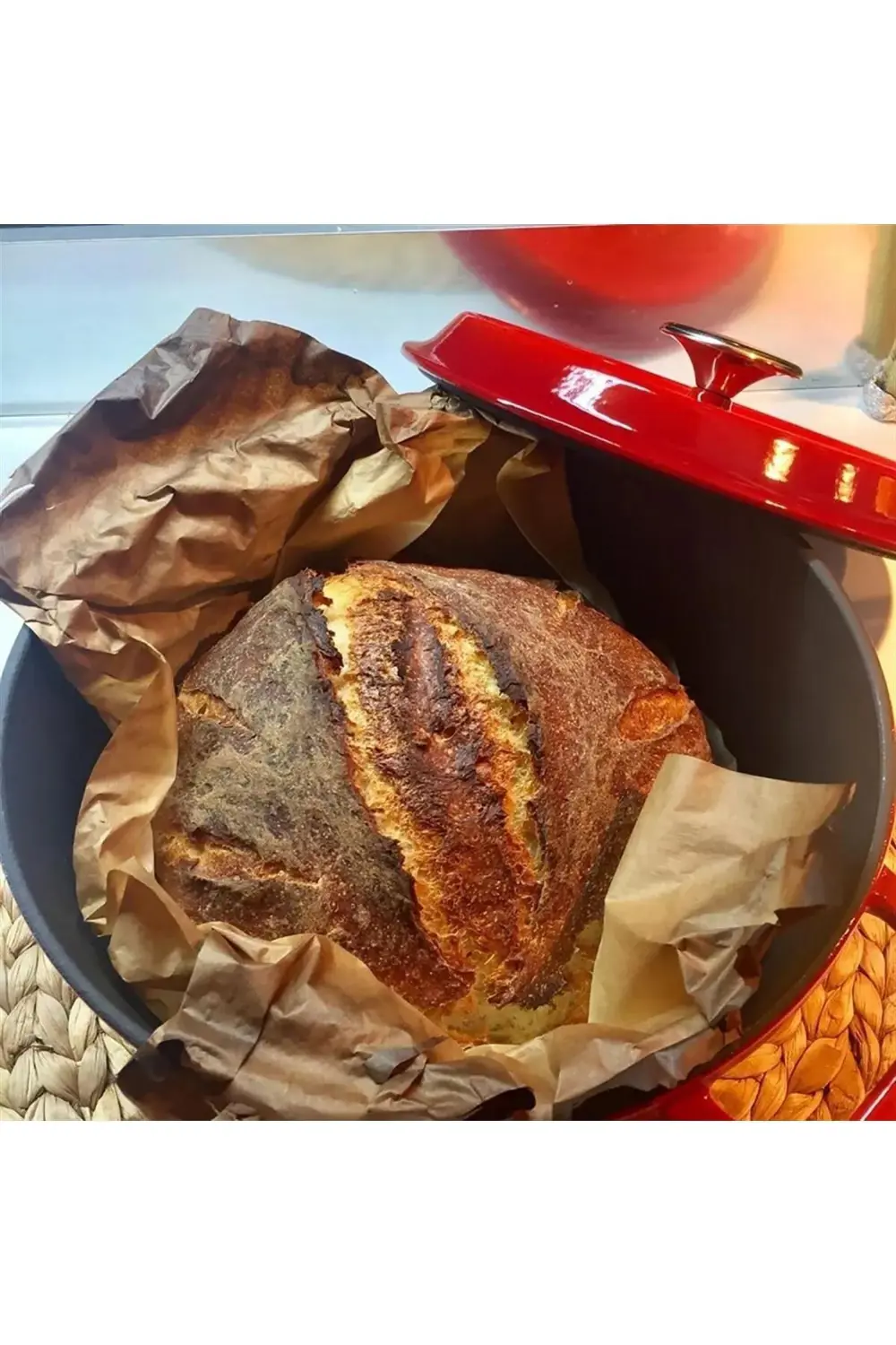 Lava Trendy Demir Döküm Derin Tencere 28 Cm Kırmızı LV Y TC 28 K2