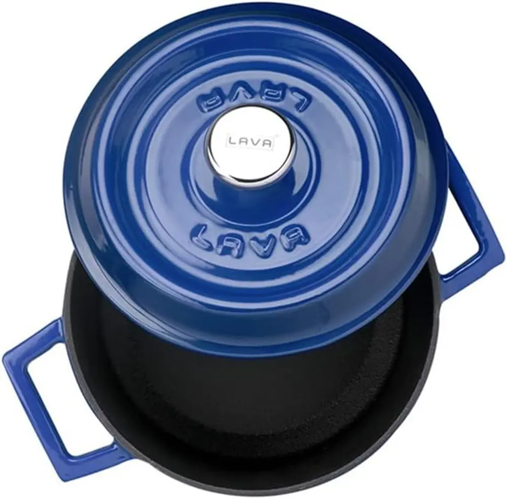 Lava Trendy Demir Döküm Mini Derin Tencere 14 Cm Mavi LV Y TC 14 