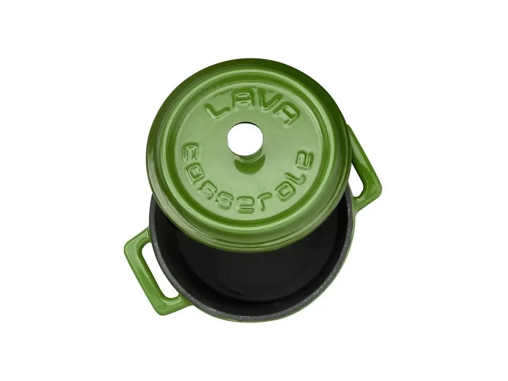 Lava Trendy Demir Döküm Mini Derin Tencere 14 Cm Yeşil LV Y TC 14
