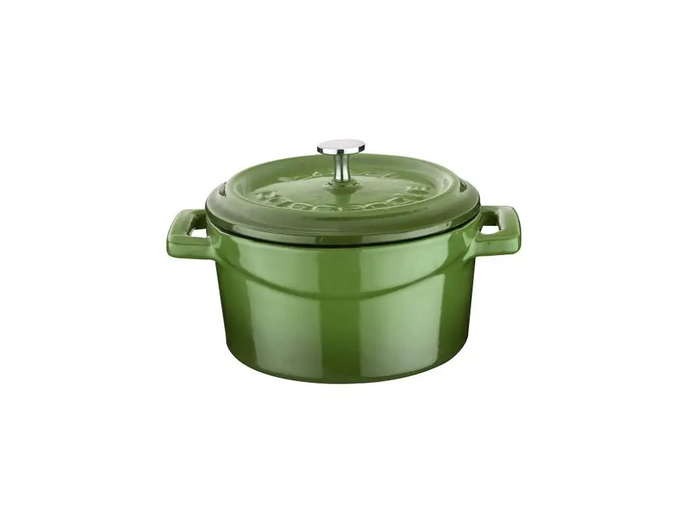 Lava Trendy Demir Döküm Mini Derin Tencere 14 Cm Yeşil LV Y TC 14