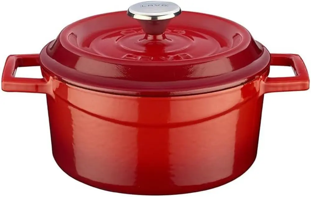 Lava Trendy Demir Döküm Mini Derin Tencere 16 Cm Kırmızı LV Y TC 