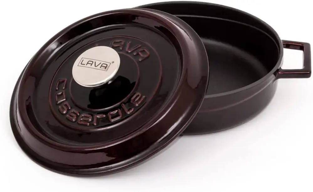 Lava Trendy Premium Serisi Demir Döküm Pilav Basık Yayvan Tencere