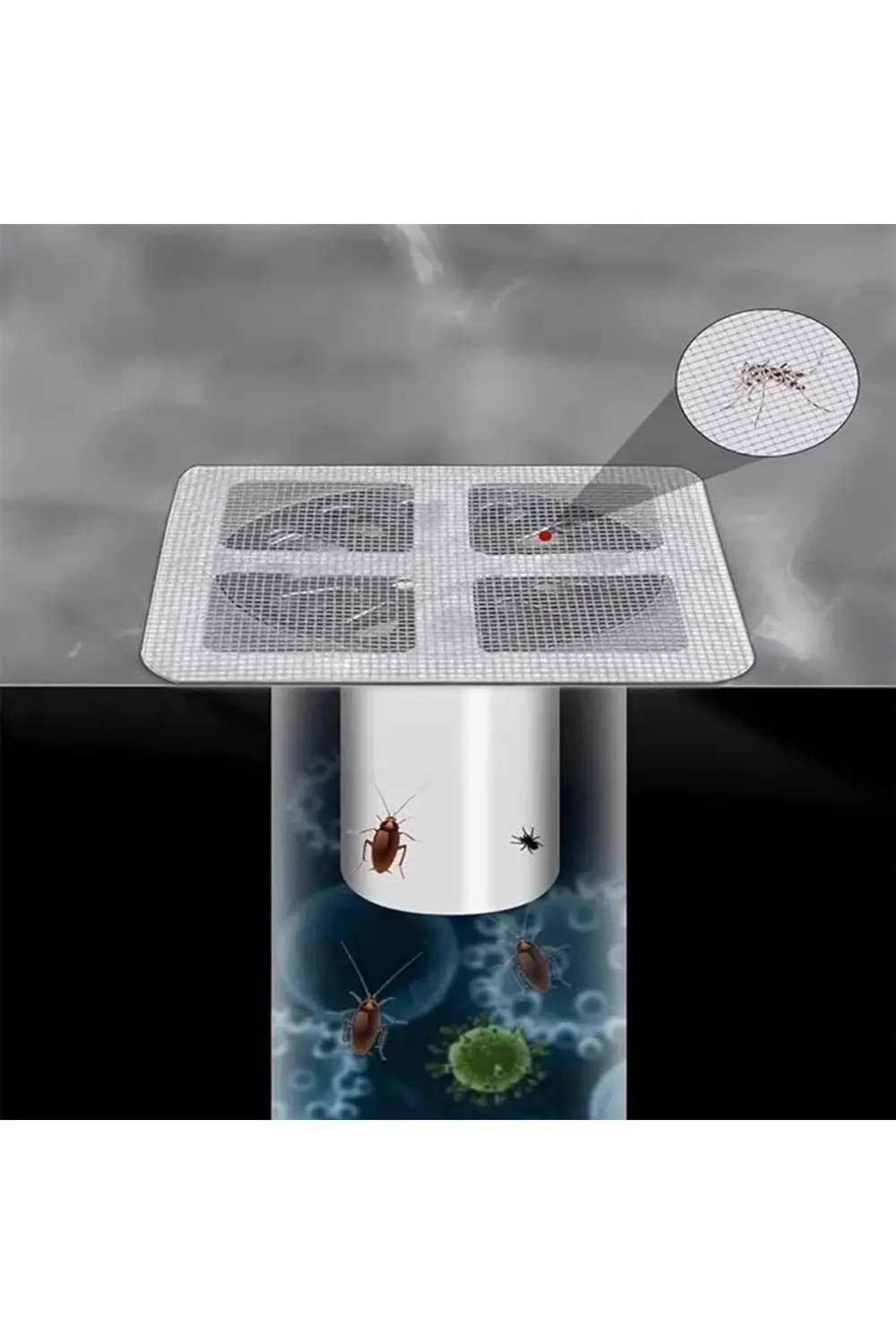 Lavabo Gider Süzgeci 10 Adet