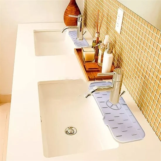 Lavabo İçin Silikon Esnek Mat Musluk Sapı Damlama Tutucu Raf Mutfak Tezgahı Sıçrama Koruma Bx40 Fiyatı, Yorumları ve Özellikleri