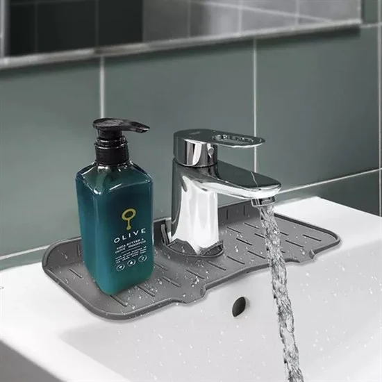 Lavabo İçin Silikon Esnek Mat Musluk Sapı Damlama Tutucu Raf Mutfak Tezgahı Sıçrama Koruma Bx40 Fiyatı, Yorumları ve Özellikleri