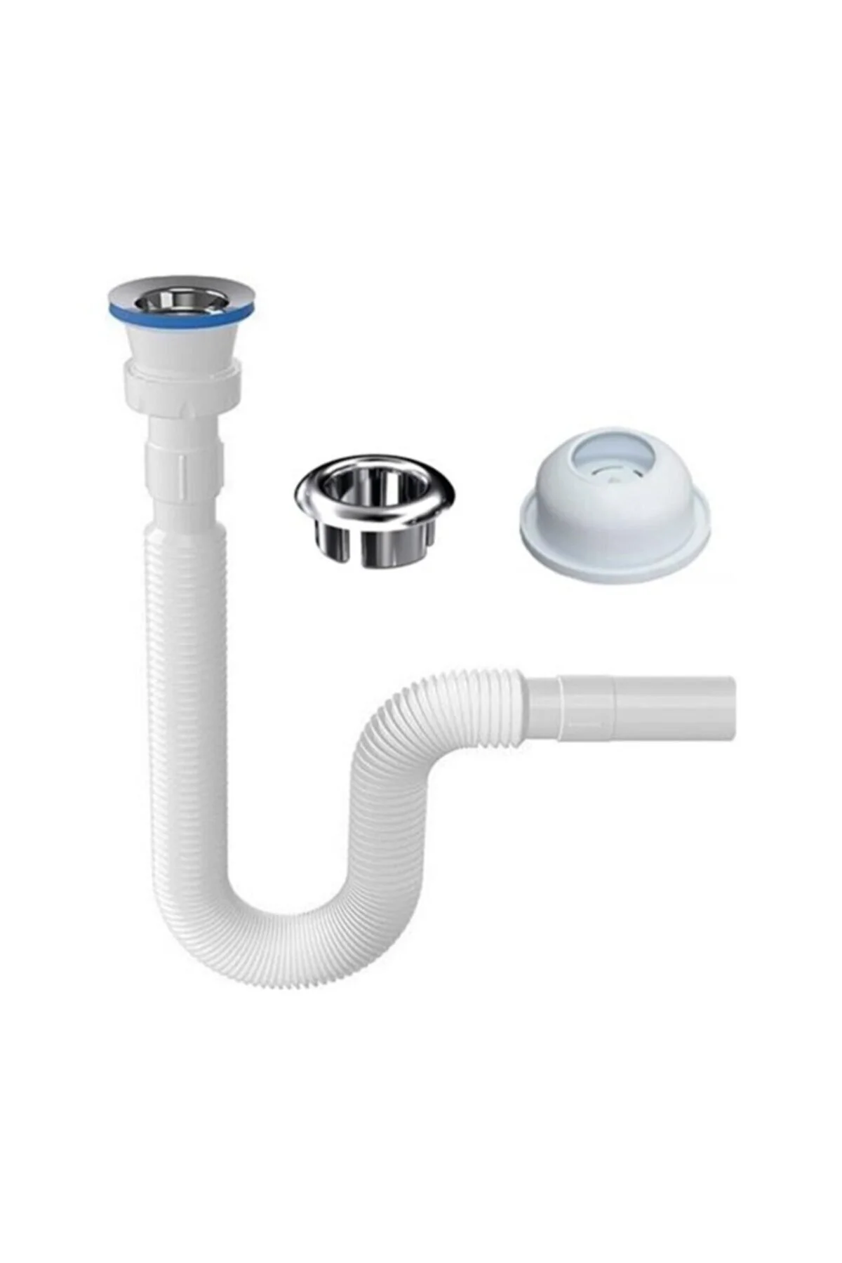 Lavabo Sifon Seti (lavabo Sifonu Lavabo Yüzüğü Adaptör Conta)