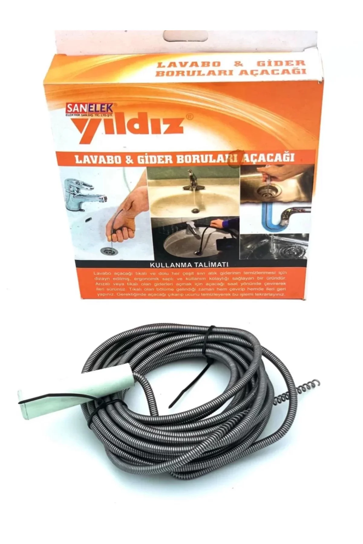 Lavabo Ve Gider Boru Açacağı Lavabo Tıkanıklık Açma Sustası 8 Met