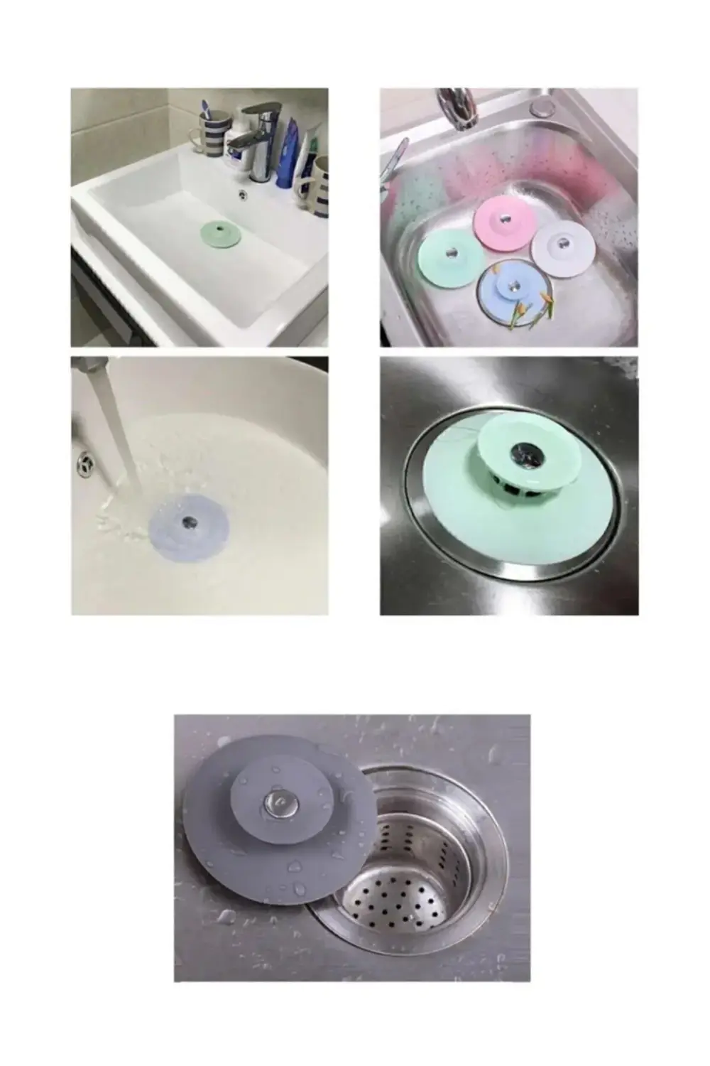 Lavabo ve Küvet Tıkacı Süzgeçi