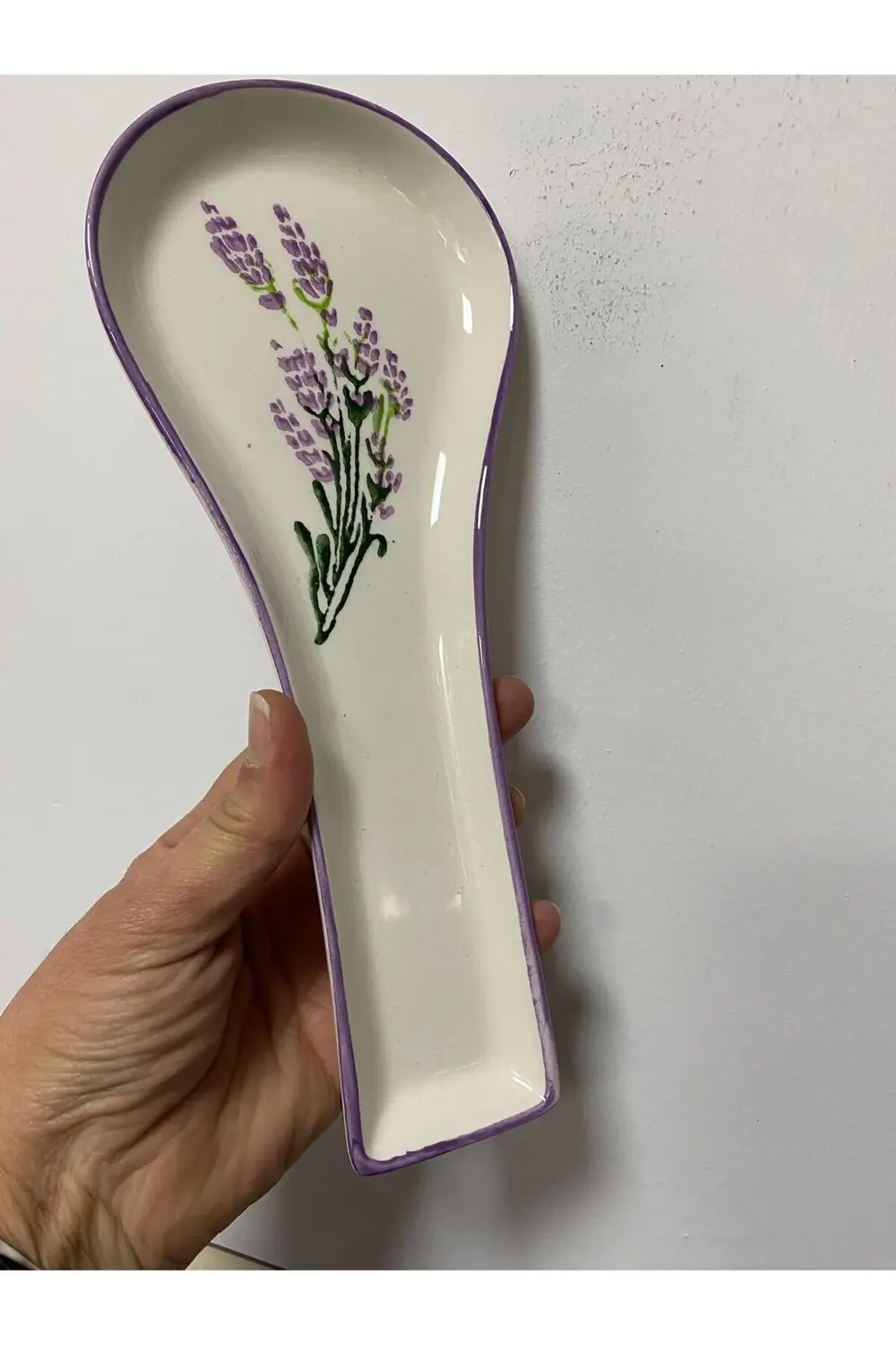 Lavanta Desenli Kepçe Altlığı