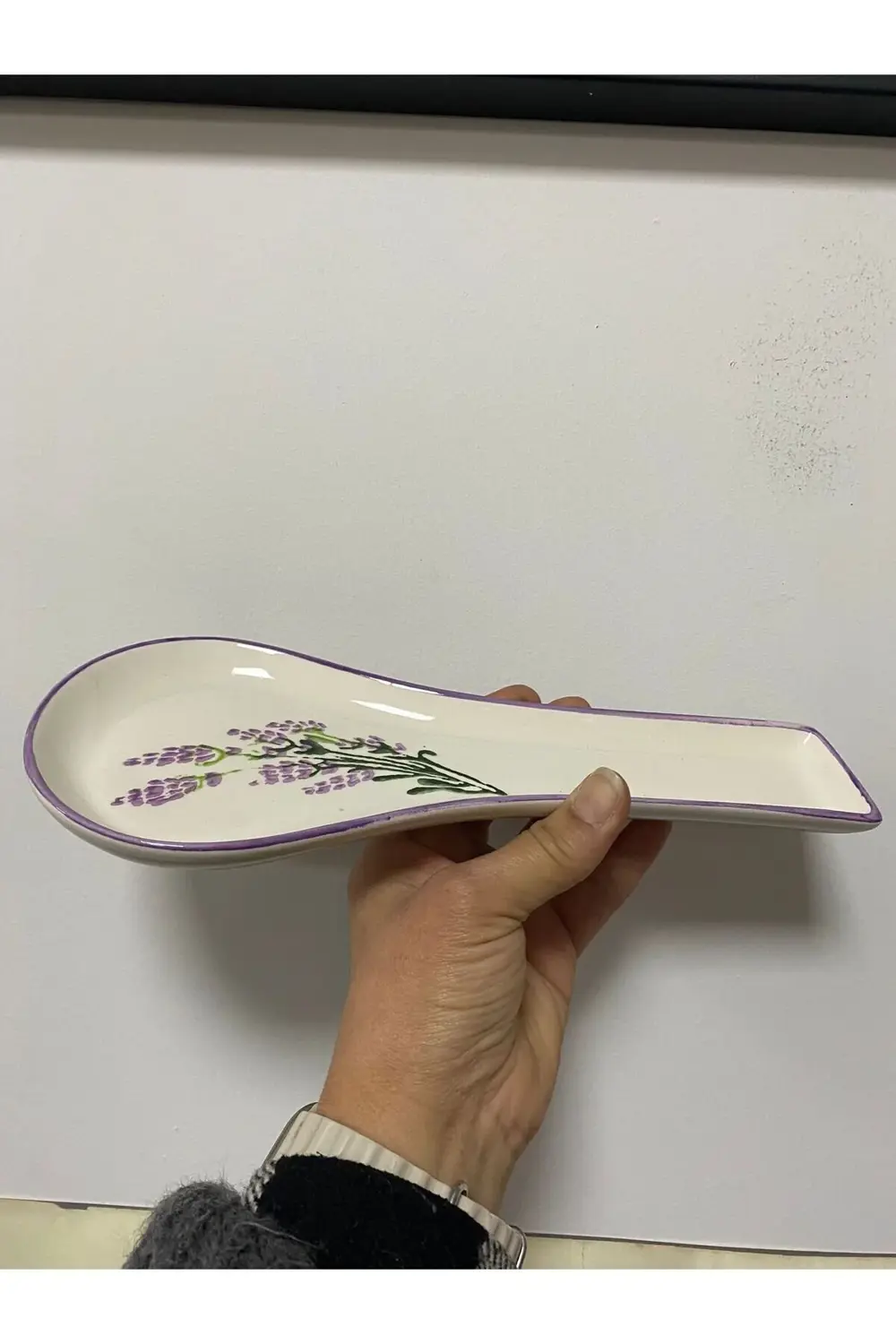 Lavanta Desenli Kepçe Altlığı