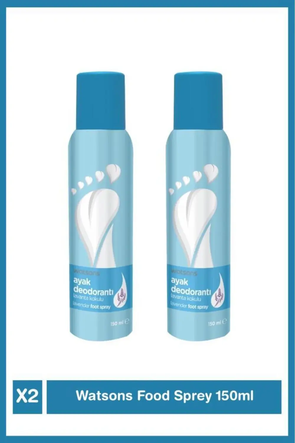 Lavanta Kokulu Ayak Deodorantı 150 Ml * 2