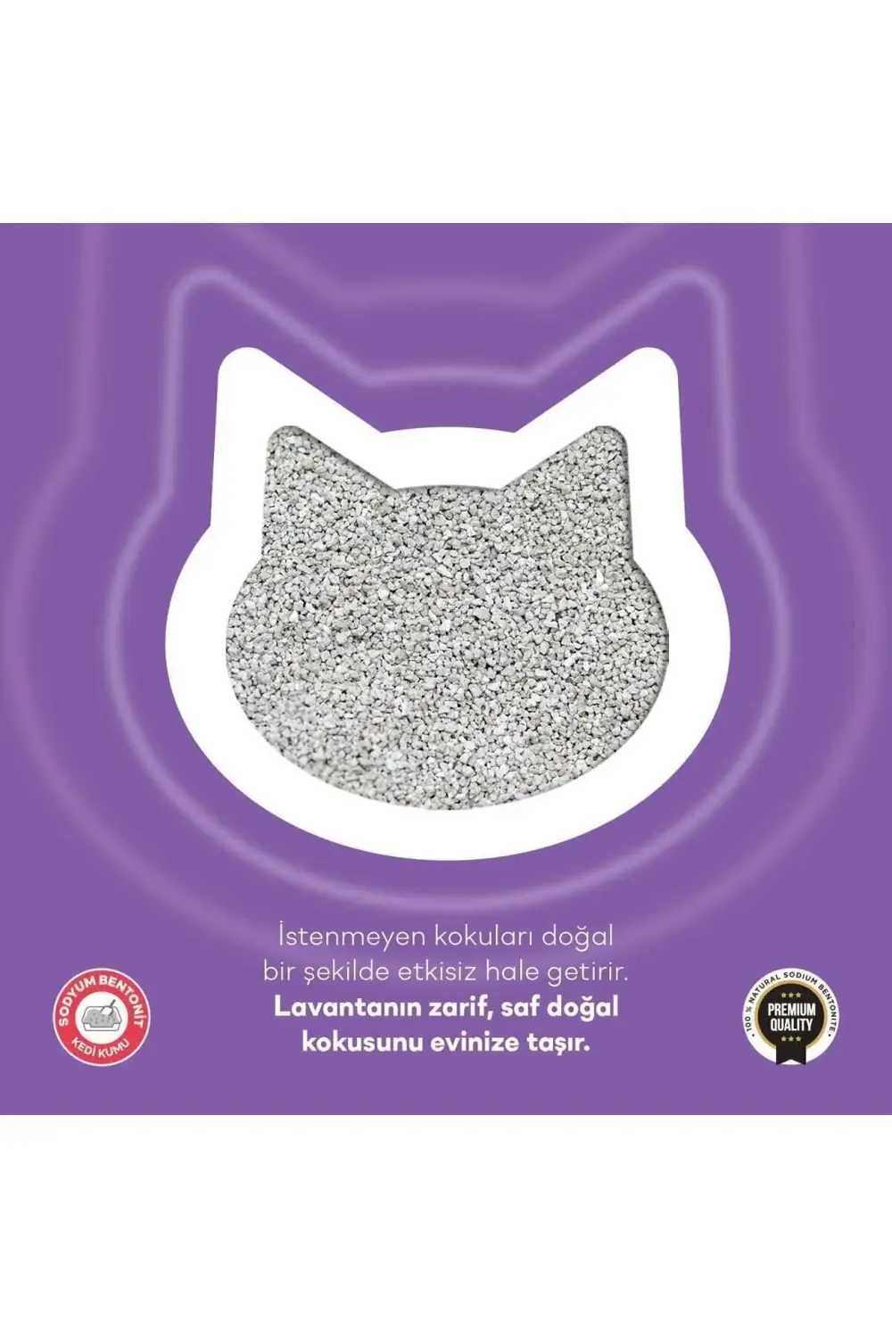 Lavanta Kokulu Kedi Kumu 10 KG - Toi Moi Sodyum Bentonit