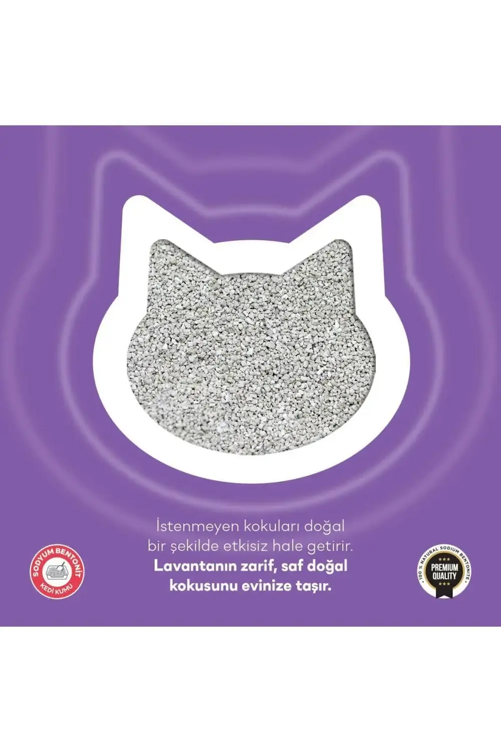 Lavanta Kokulu Kedi Kumu 10 KG - Toi Moi Sodyum Bentonit