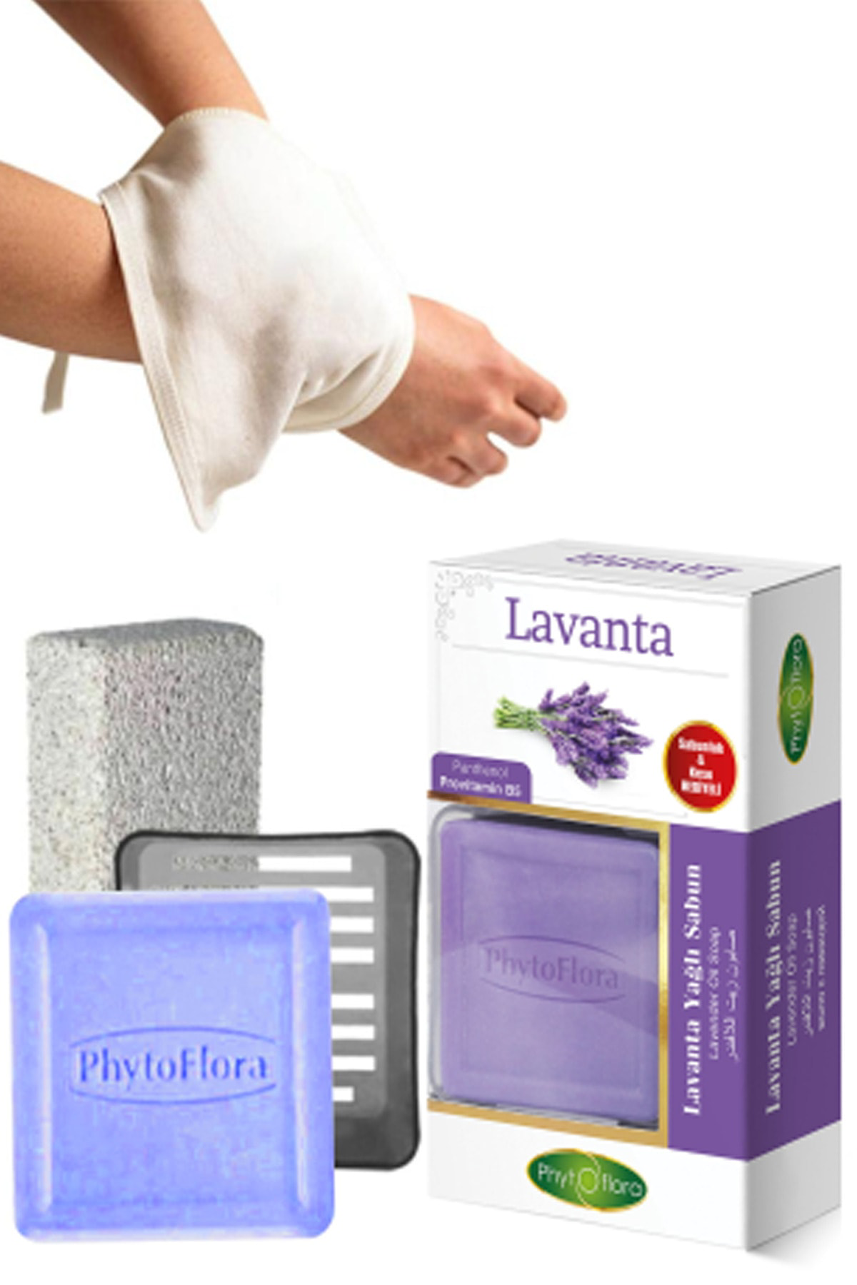 Lavanta Sabunu Ve Banyo Kesesi, Katı Sabunluk