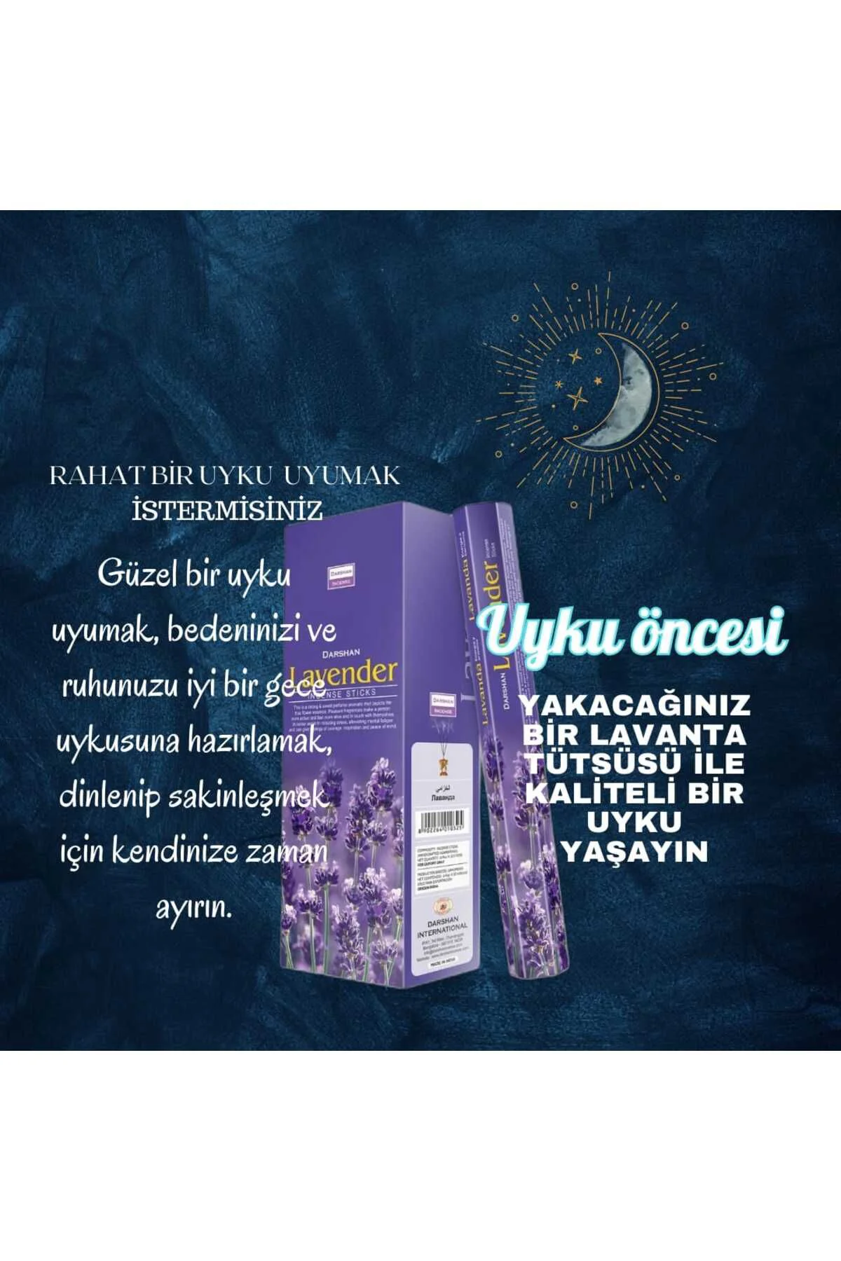 Lavanta Uyku Öncesi Tütsü 20 Çubuk