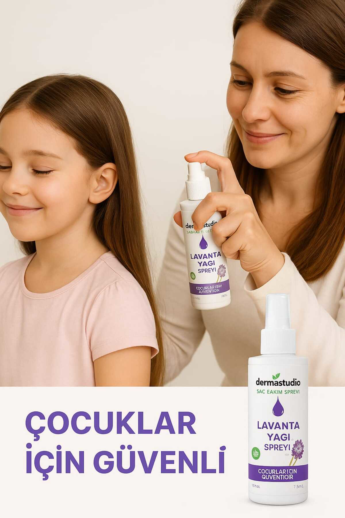 Lavanta Yağı Saç Spreyi – Doğal ve Güvenli Saç Bakımı