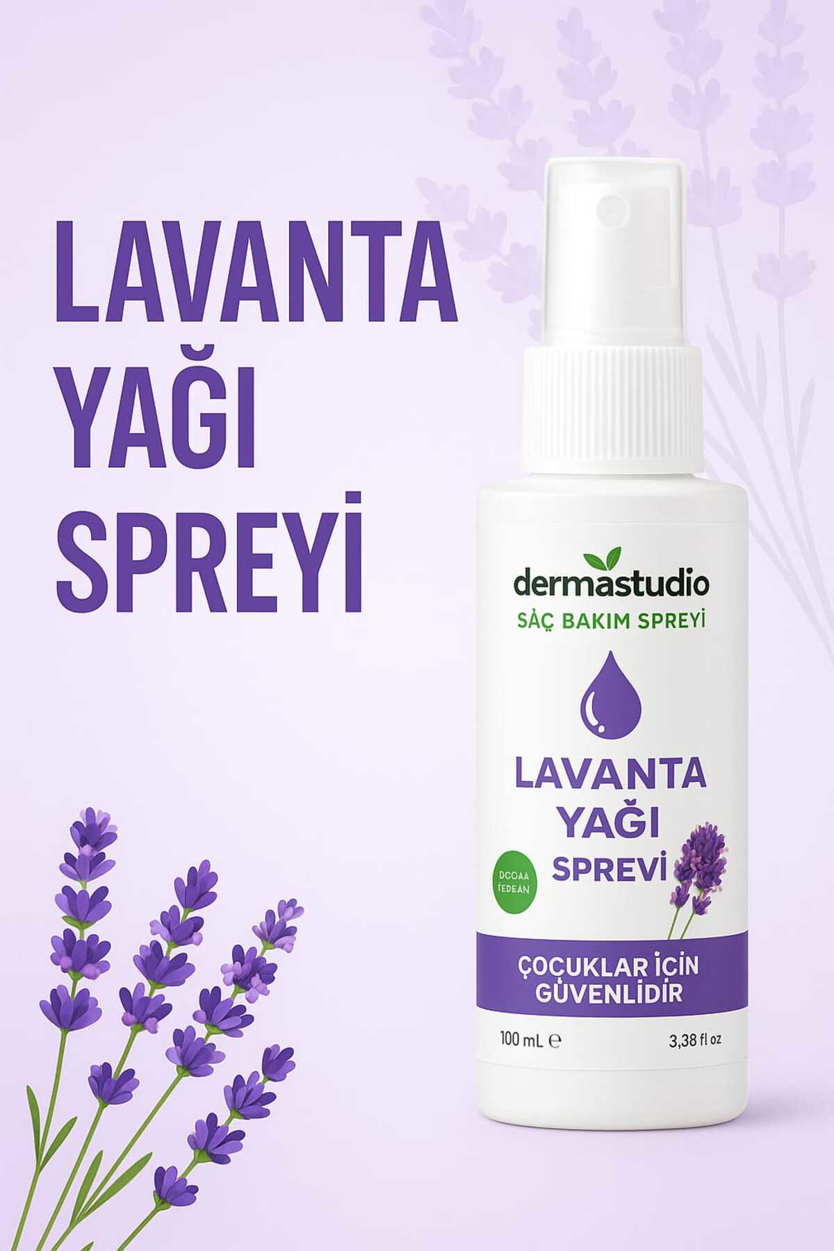 Lavanta Yağı Saç Spreyi – Doğal ve Güvenli Saç Bakımı