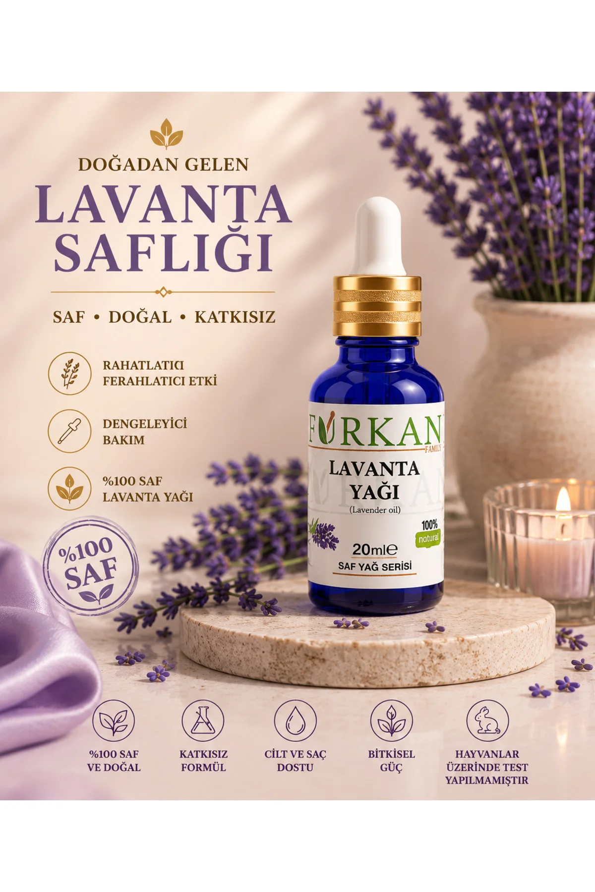 Lavanta Yağı (Uçucu) 20ml