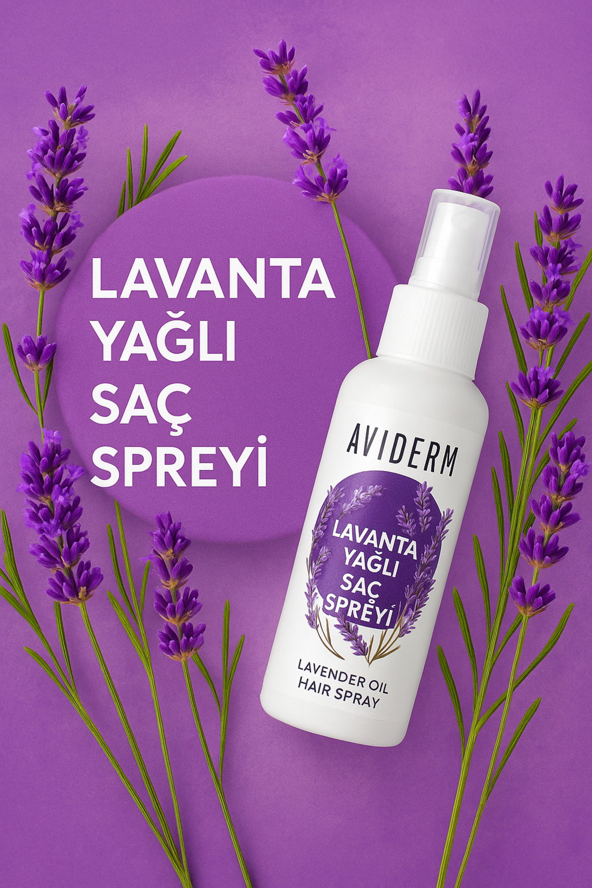 Lavanta Yağlı Saç Spreyi 100 ml