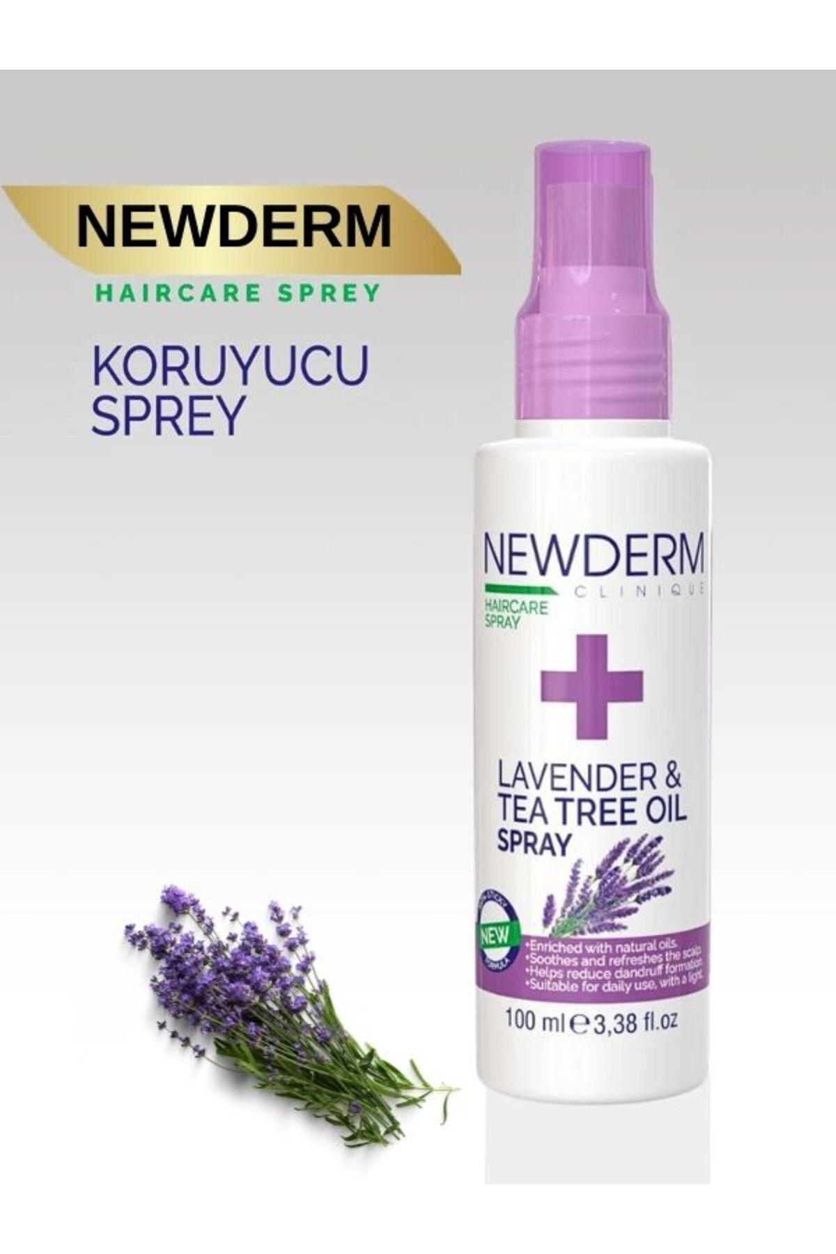 Newderm Lavantalı Bit Ve Sinek Kovucu Saç Spreyi Lavantalı Saç Bakım Spre