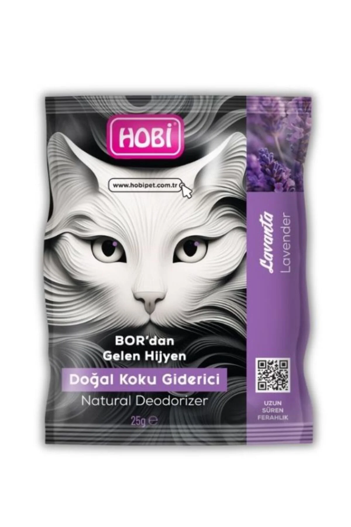 Lavantalı Doğal Toz Koku Giderici 25 Gr x 15 - Bor Mineralli, Güv