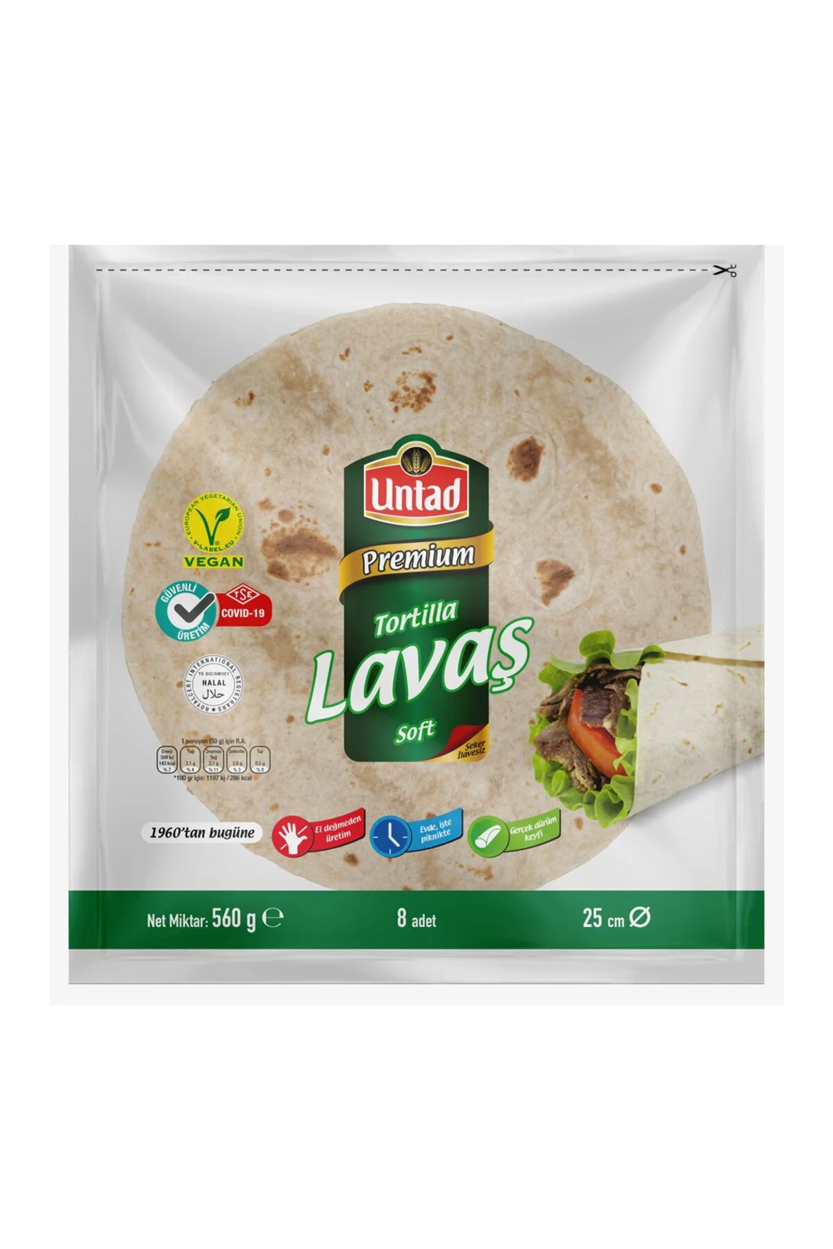 Lavaş 8'Li 560G