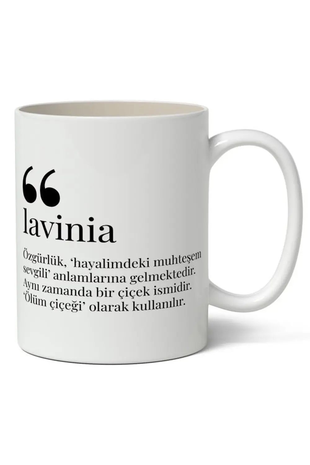 Lavinia Kelime Anlamı Baskılı Kupa Bardak Baskılı Kahve Kupa Bard Lavinia Kelime Anlamı Baskılı Kupa Bardak Baskılı Kahve Kupa Bard