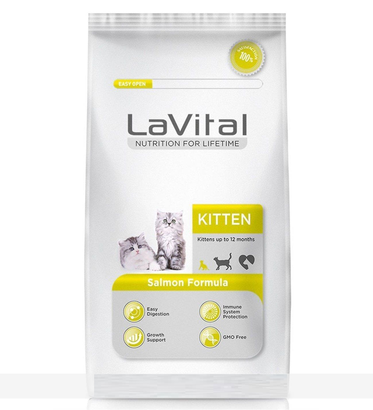 Lavital Kitten Somonlu Yavru Kedi Maması 1.5 kg