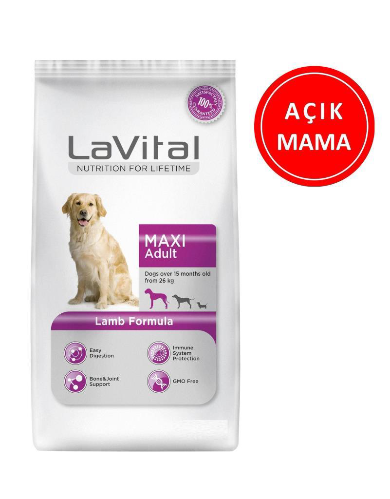 La Vital Lavital Kuzu Etli Büyük İrk Yetişkin Köpek Mamasi 1 Kg Açik
