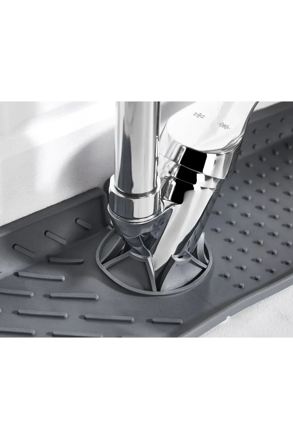 Ferah Plastik Lavobo Musluk Matı Musluk Altı Silikon Damlalık Matı – Su Sıçrama