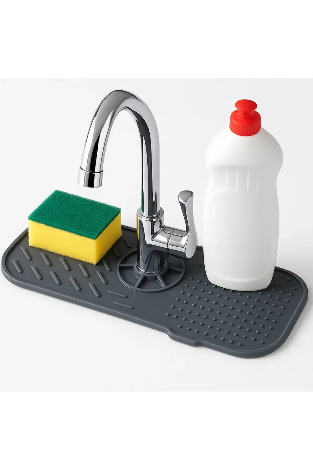 Lavobo Musluk Matı Musluk Altı Silikon Damlalık Matı – Su Sıçrama