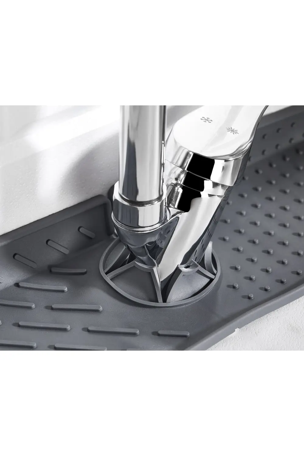 Ferah Plastik Lavobo Musluk Matı Musluk Altı Silikon Damlalık Matı – Su Sıçrama